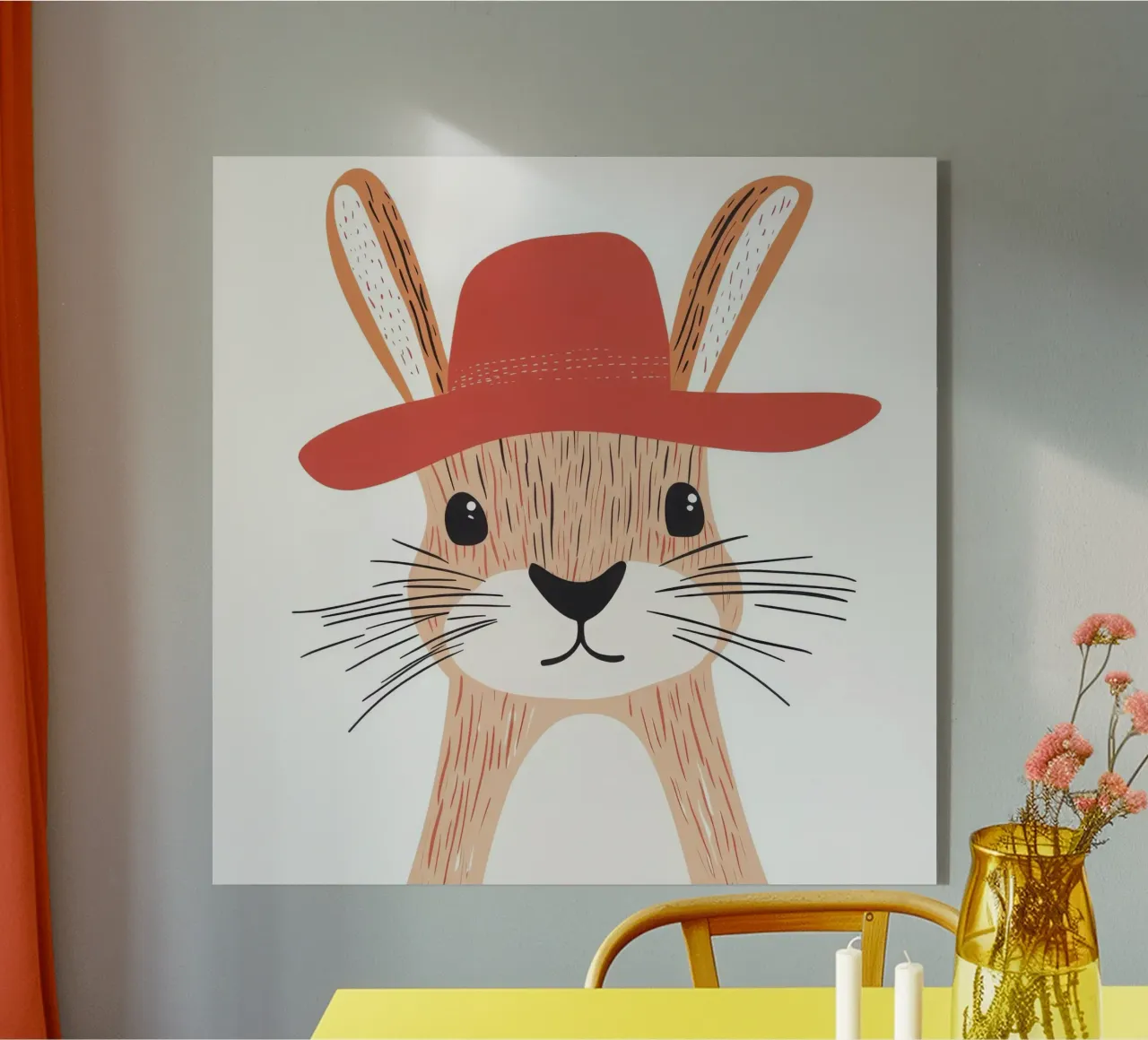 Cute Rabbit 2 plexiglass da So Cute Land - Affiches et posters