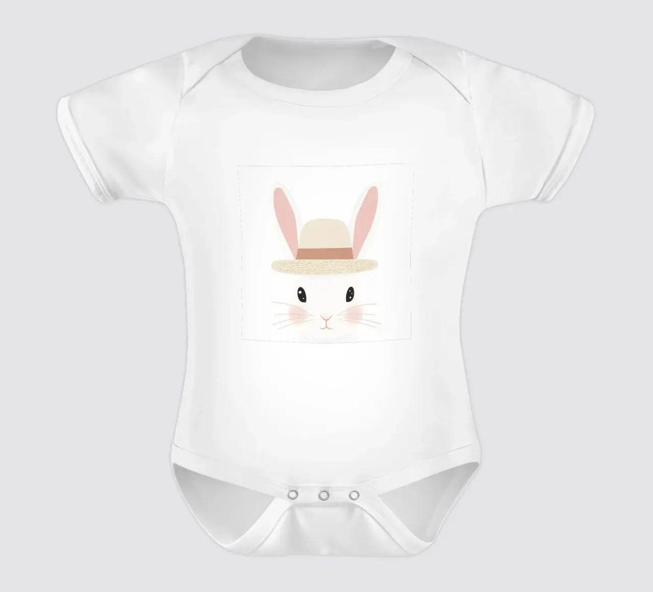 Cute Rabbit 3 body neonato maniche corte da So Cute Land - Affiches et posters