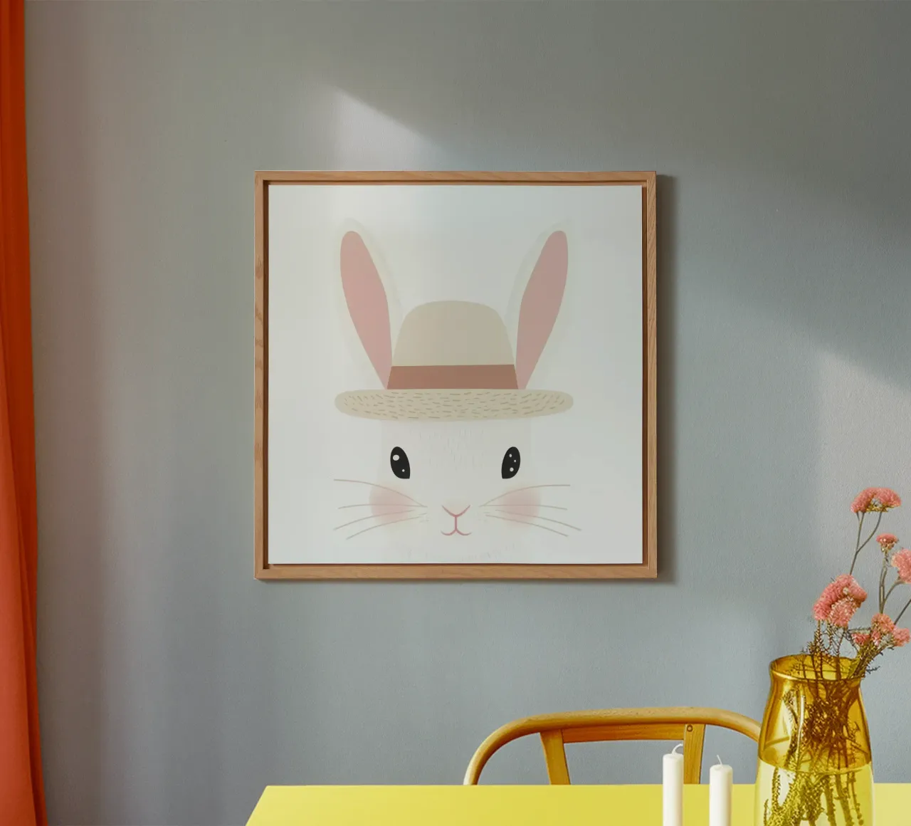 Cute Rabbit 3 alluminio dibond da So Cute Land - Affiches et posters