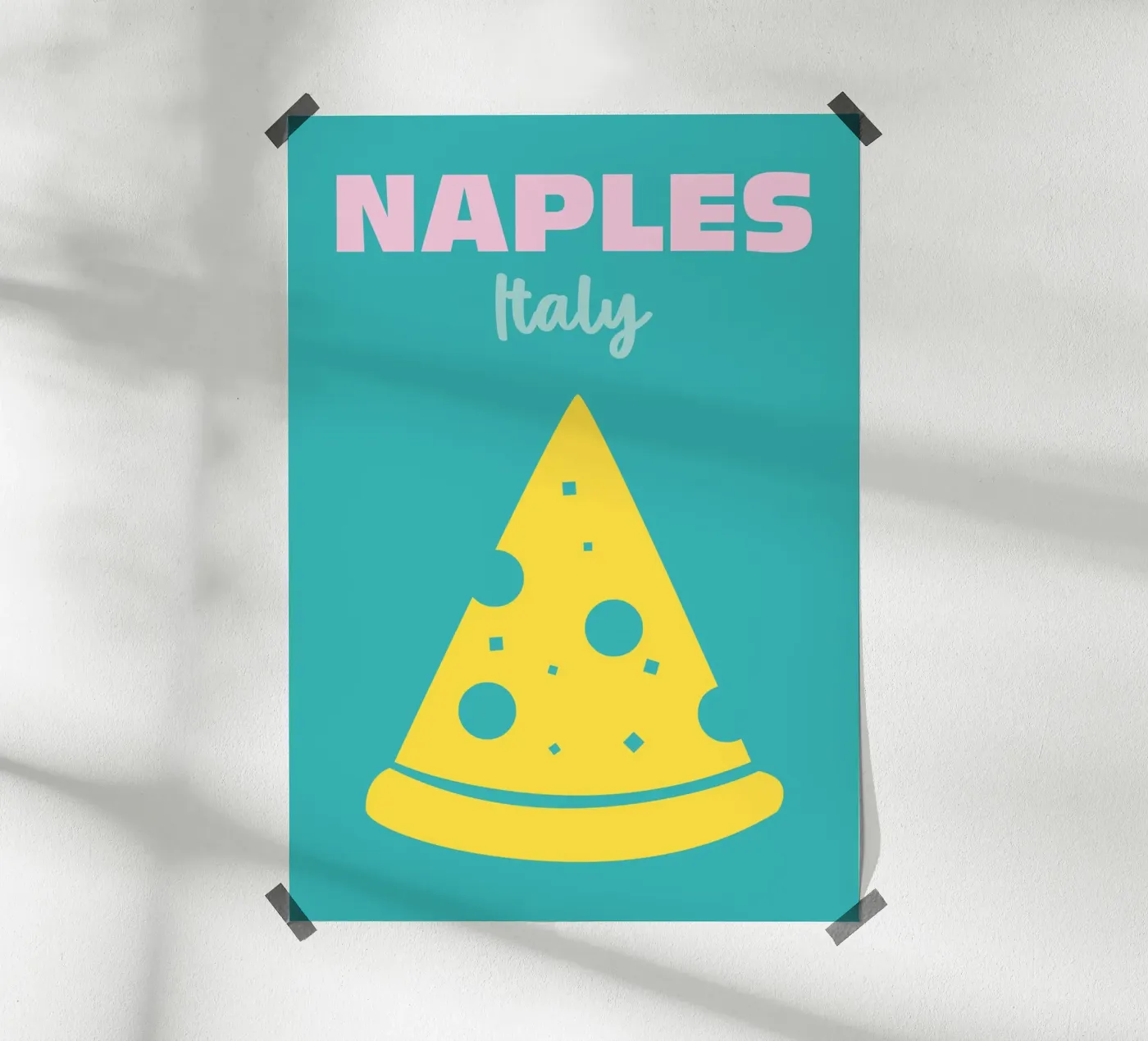 Naples, Italy poster da Colorful Homes