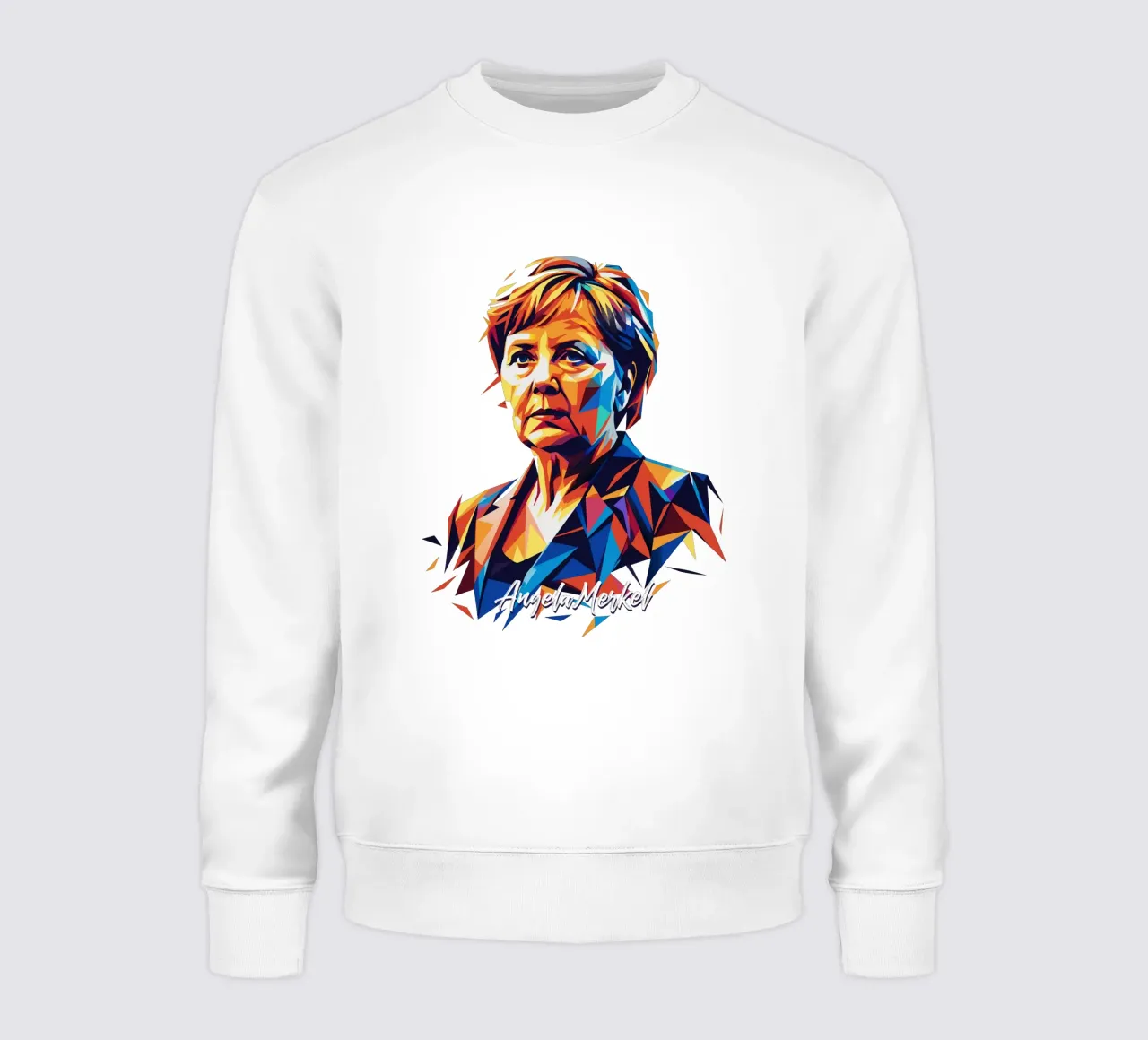 Angela Merkel WPAP Pop ARt felpa da vectorartnesia