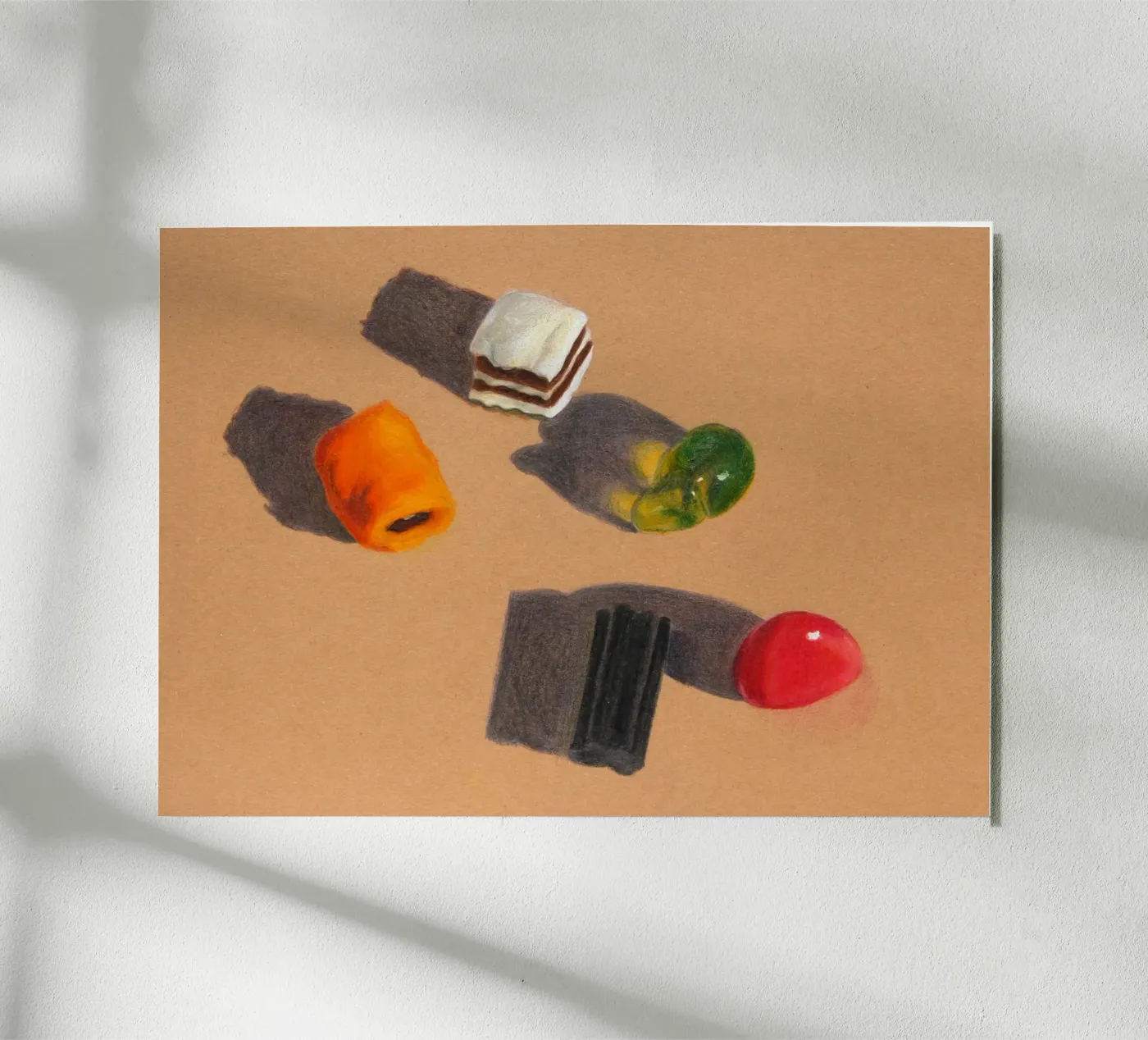 Drawing of sweets pannello forex da Nordlicht Atelier