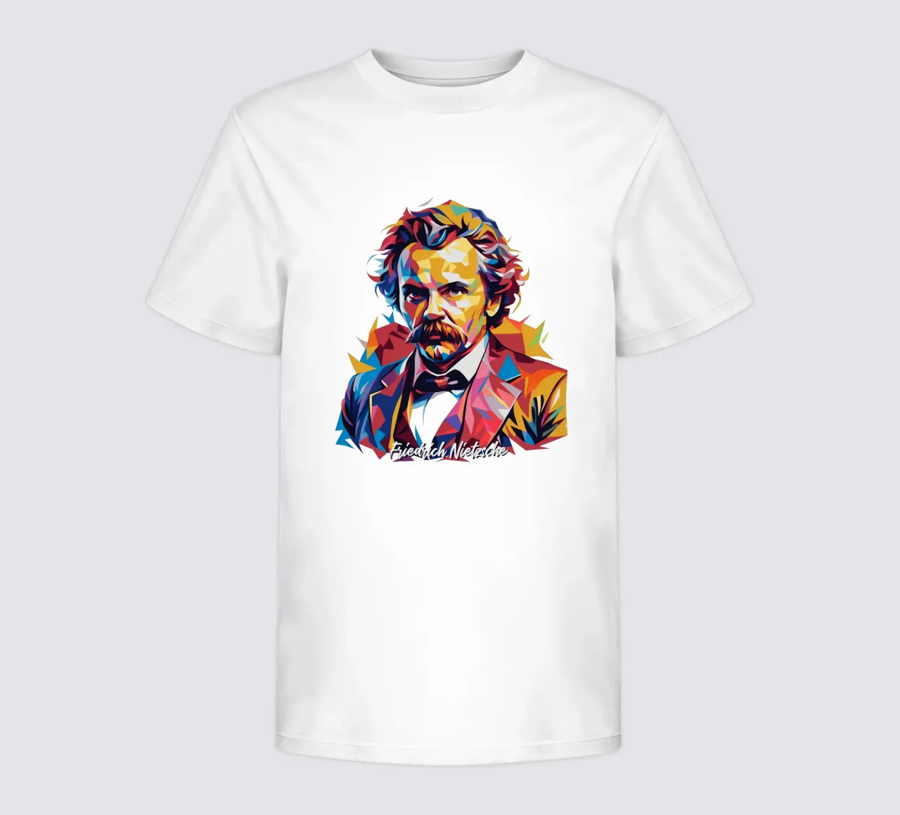 Friedrich Nietzsche WPAP Pop Art t-shirt enfant de vectorartnesia