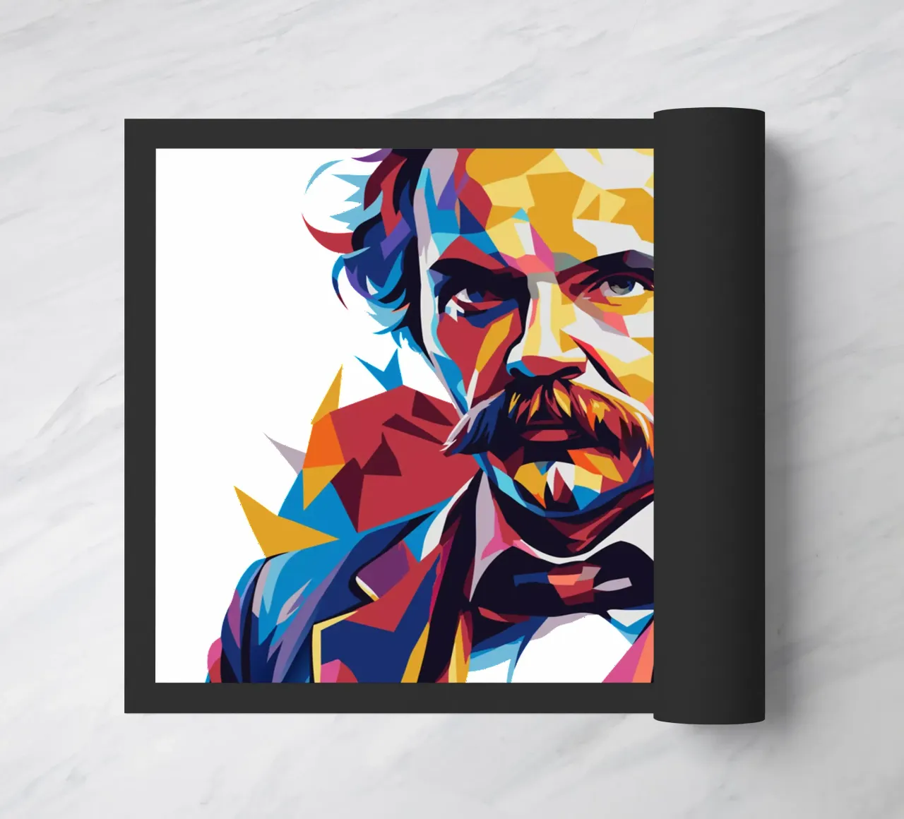Friedrich Nietzsche WPAP Pop Art zerbino da vectorartnesia