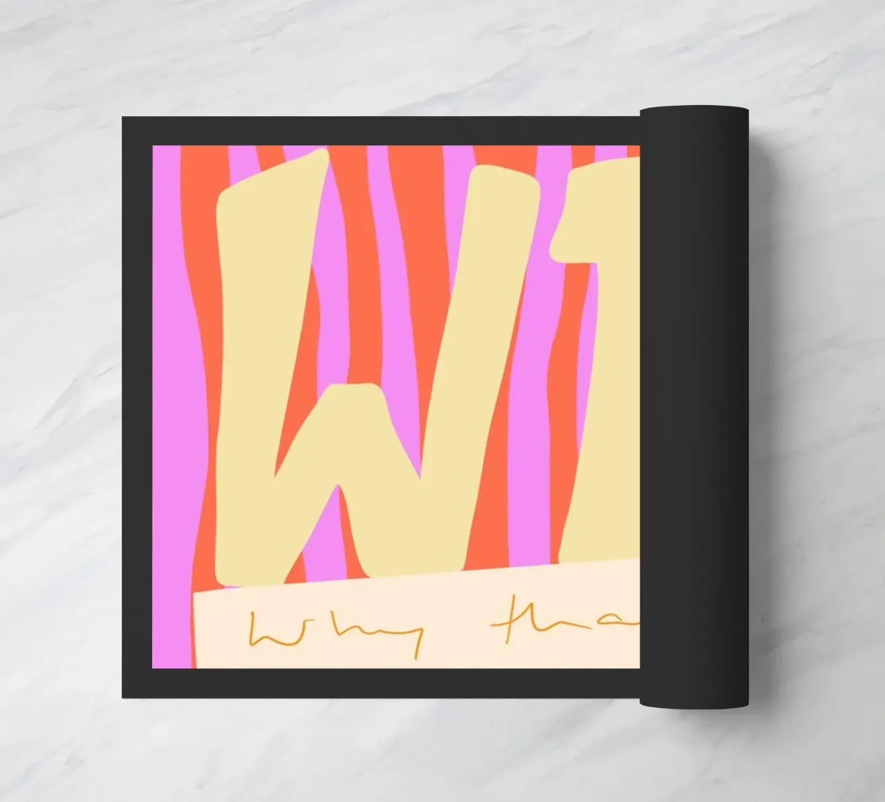 WTF Fußmatte von Hetty Lu