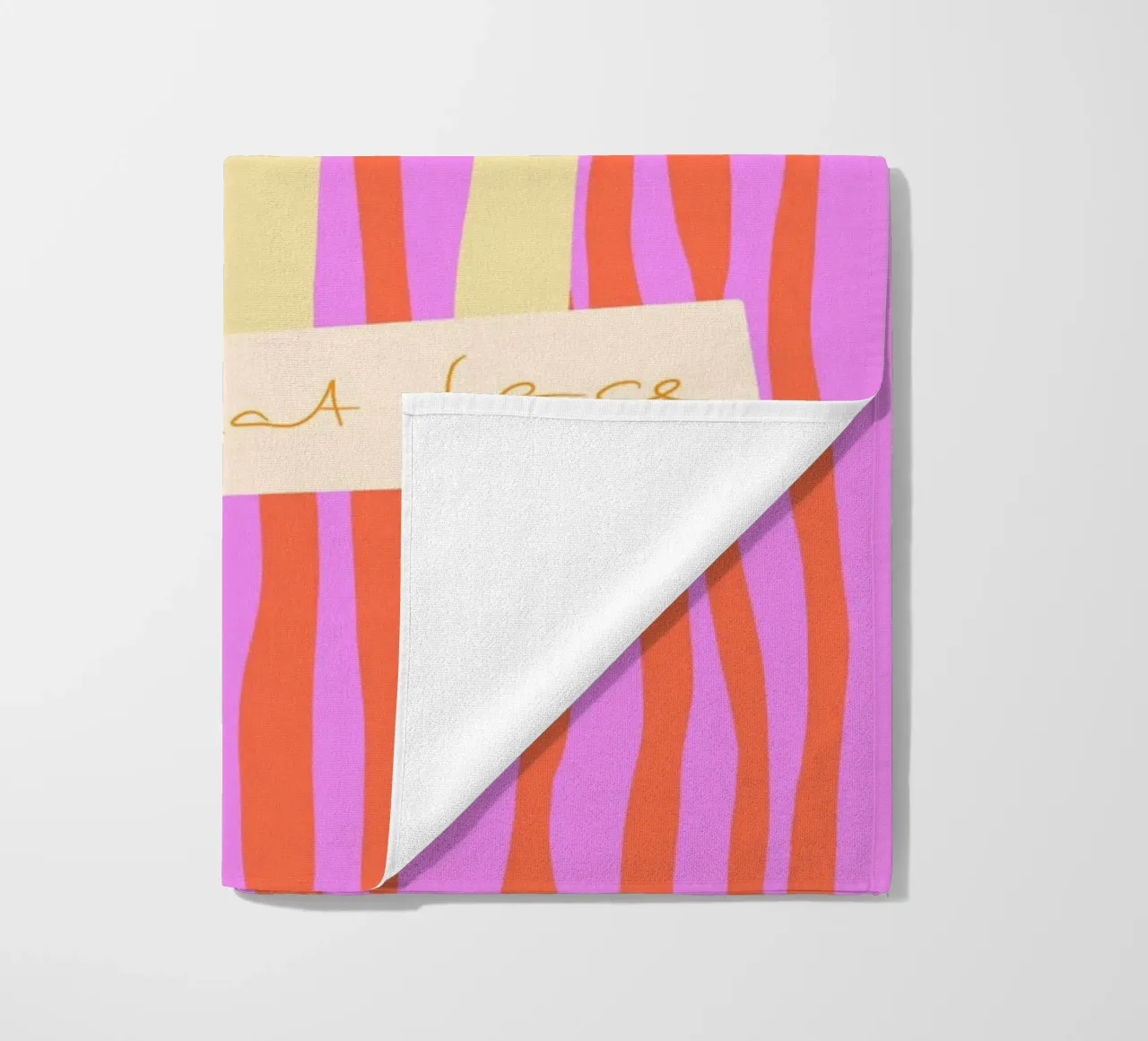 WTF beach towel by Hetty Lu
