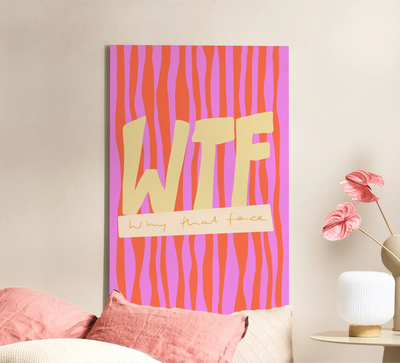 WTF canvas by Hetty Lu