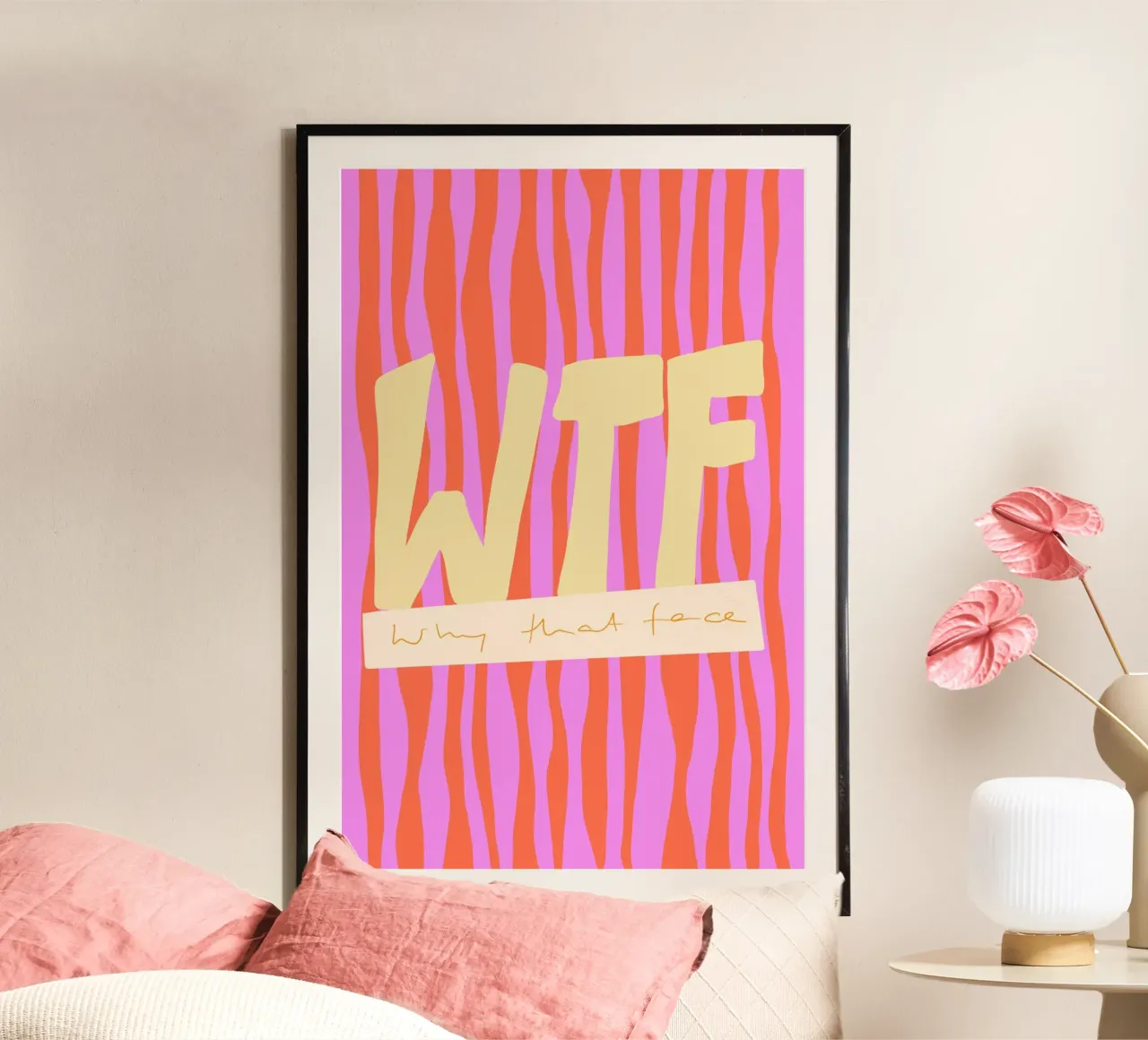 WTF Poster von Hetty Lu