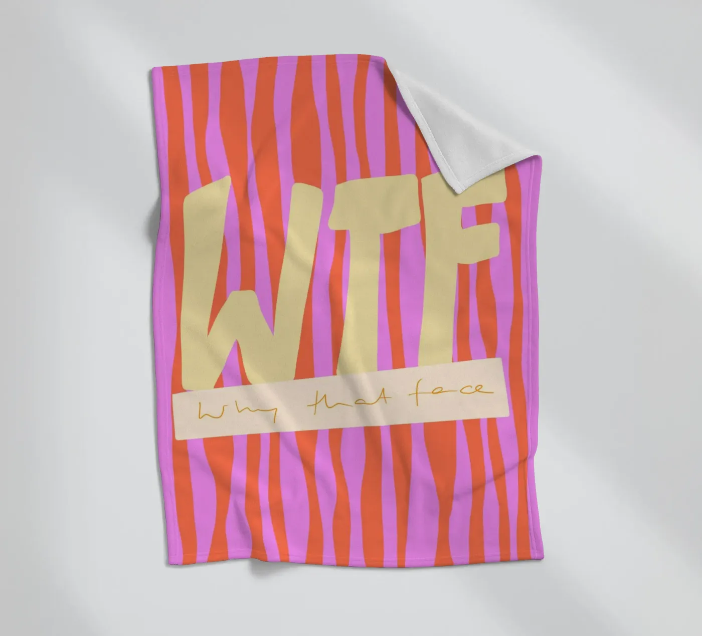 WTF Fleecedecke von Hetty Lu