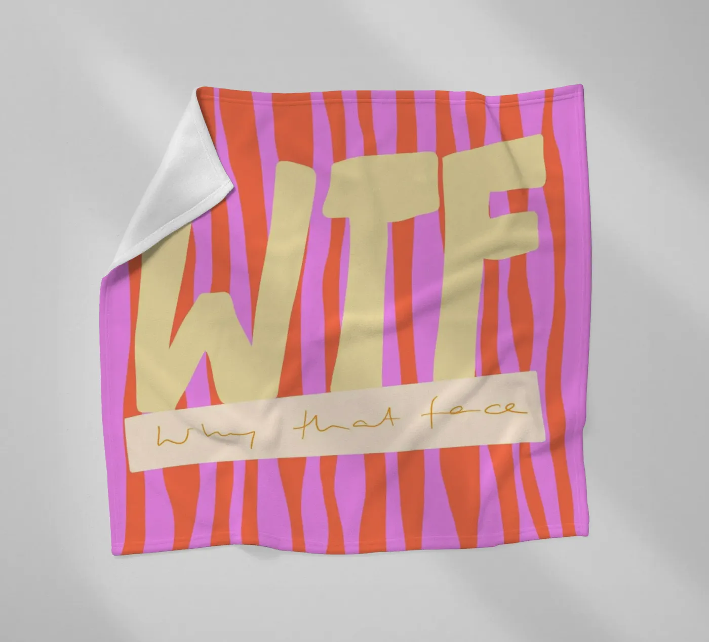 WTF Fleecedecke von Hetty Lu