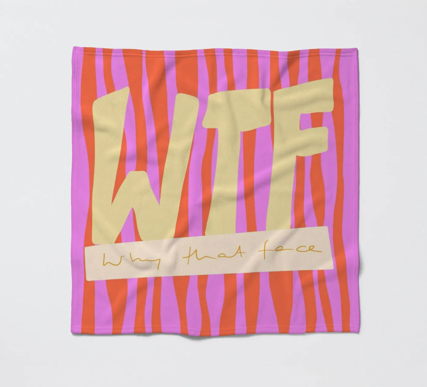 WTF Fleecedecke von Hetty Lu