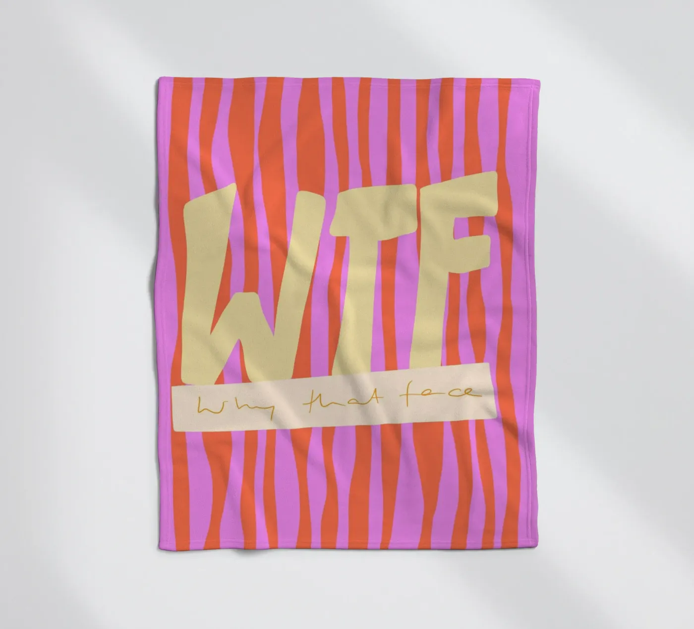 WTF Fleecedecke von Hetty Lu