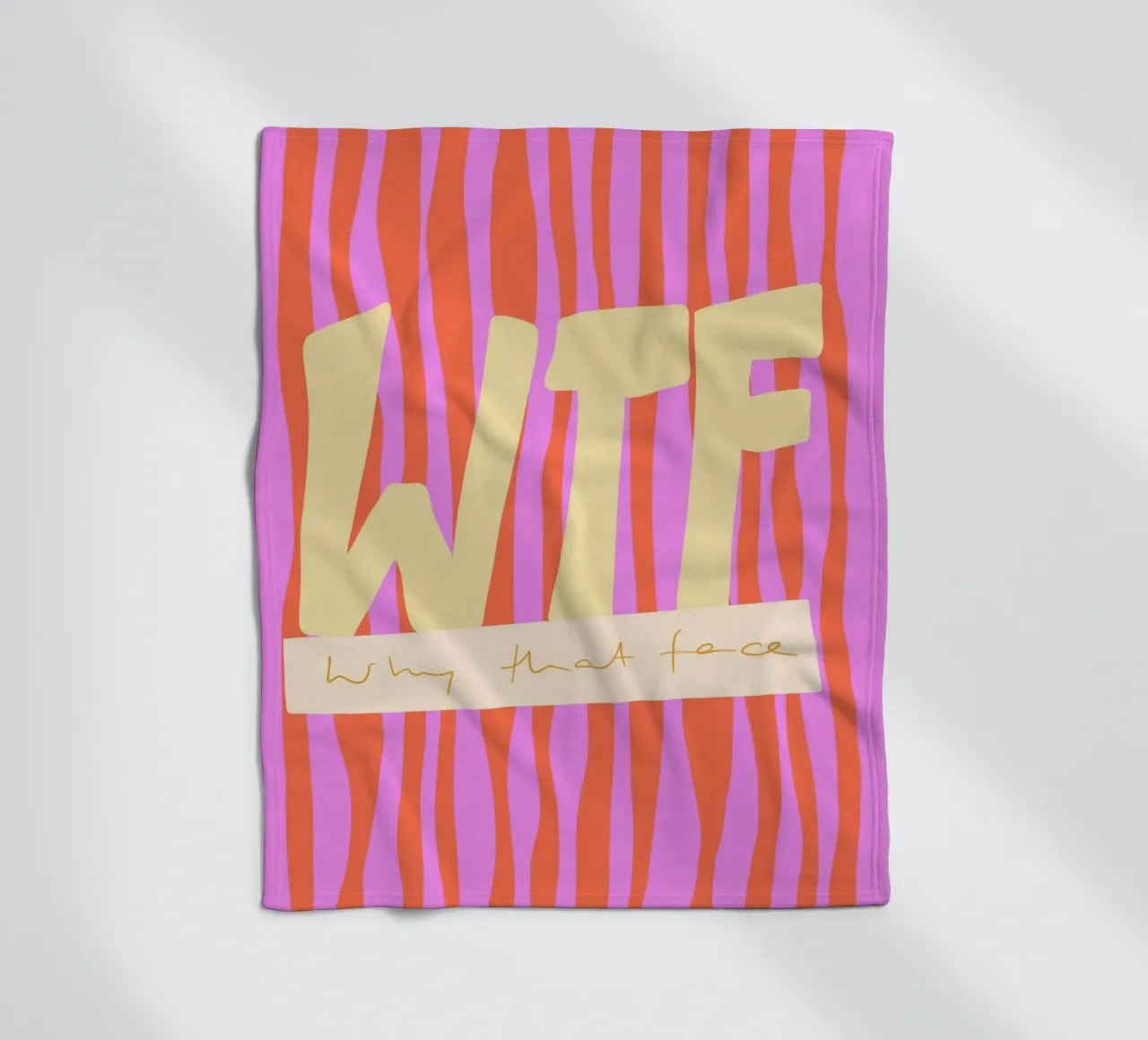 WTF fleecedeken van Hetty Lu