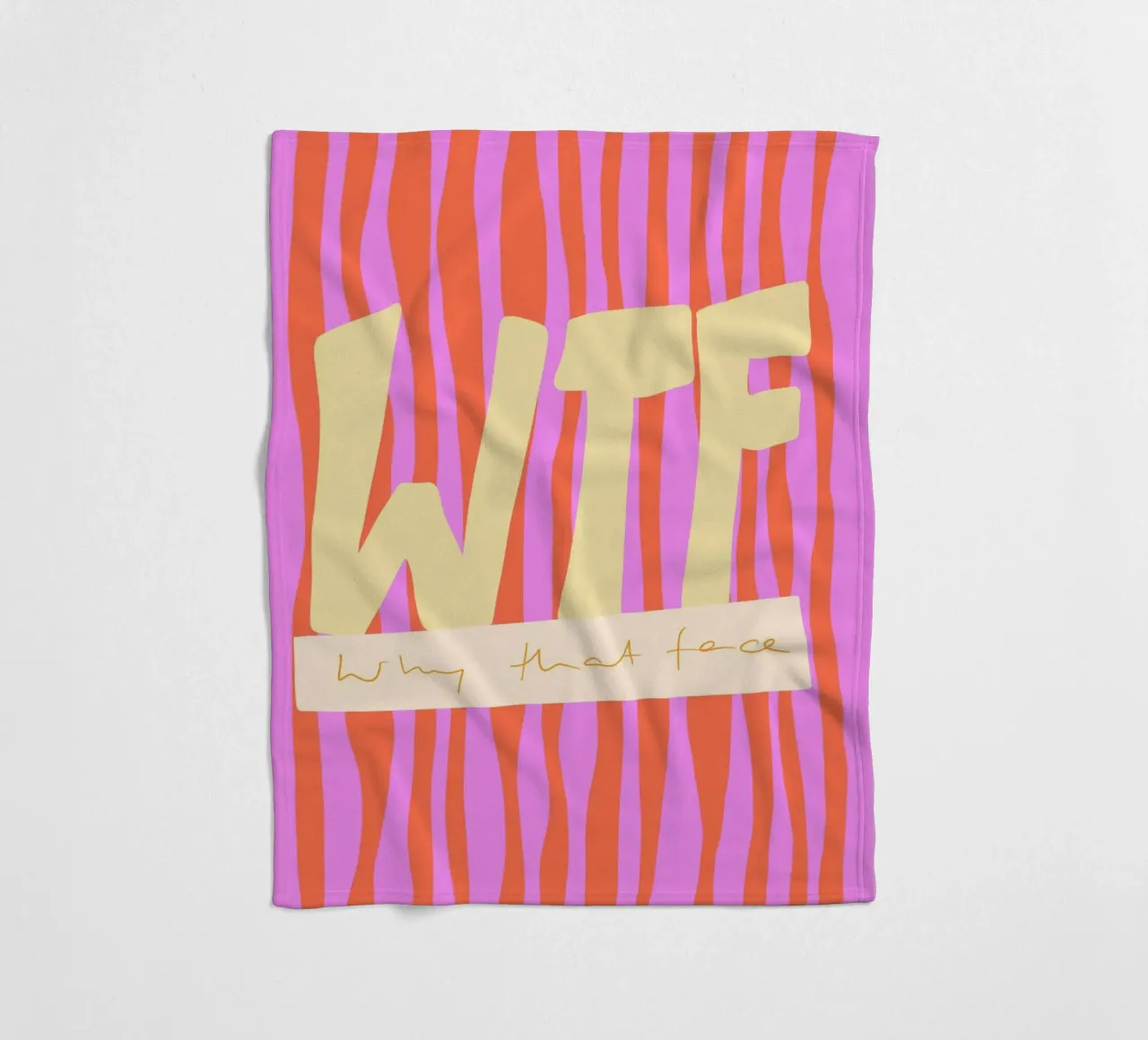 WTF fleecedeken van Hetty Lu