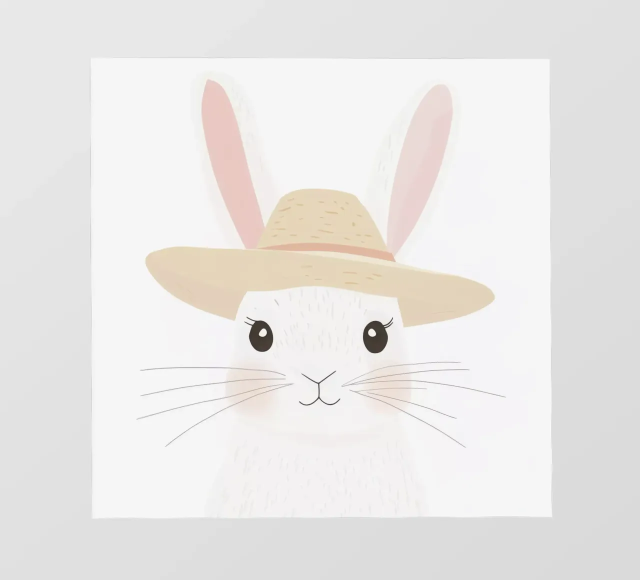 Cute Rabbit 4 pellicola backlit da So Cute Land - Affiches et posters