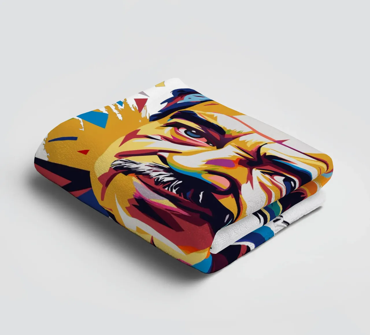 Gabriel García Márquez in WPAP Pop Art asciugamano da bagno da vectorartnesia