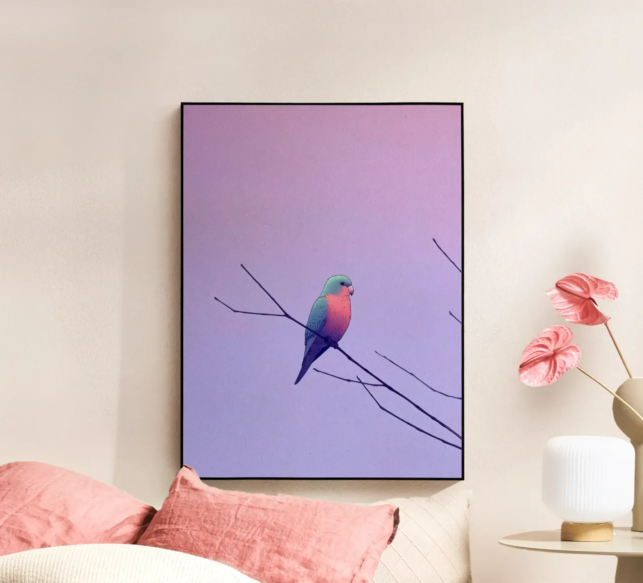 Softly, Alone Acryl-Glas von Mosaic Dialogue