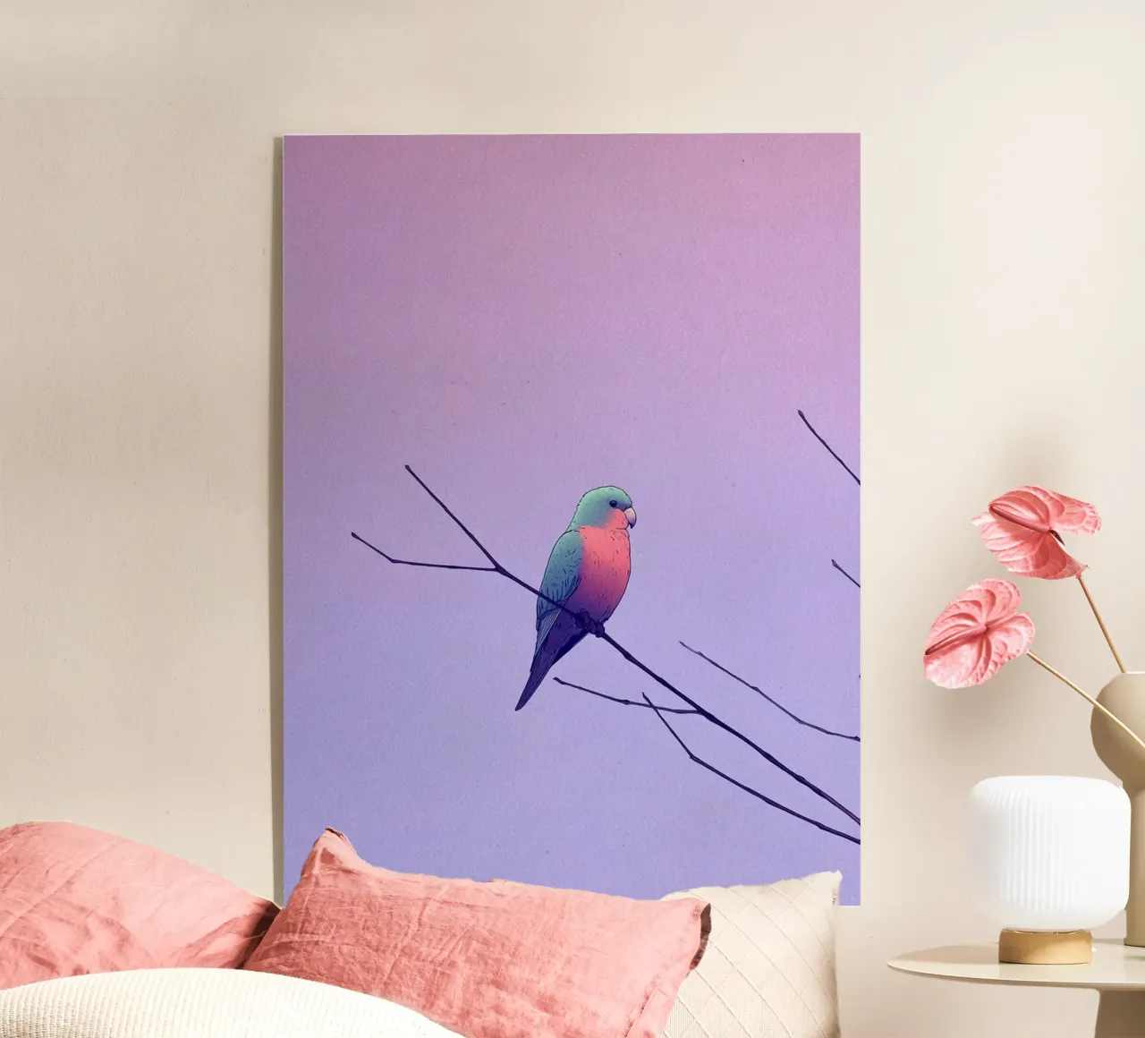 Softly, Alone Acryl-Glas von Mosaic Dialogue