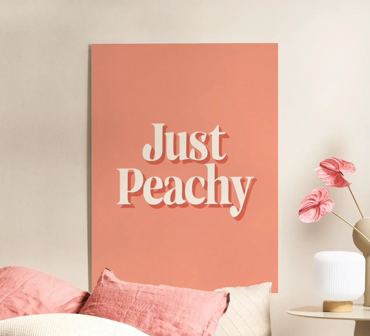 Just Peachy plexiglass da Between Lines