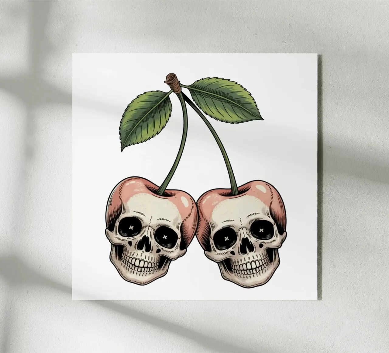 Skull cherries plexiglass da Sasyall Graphics