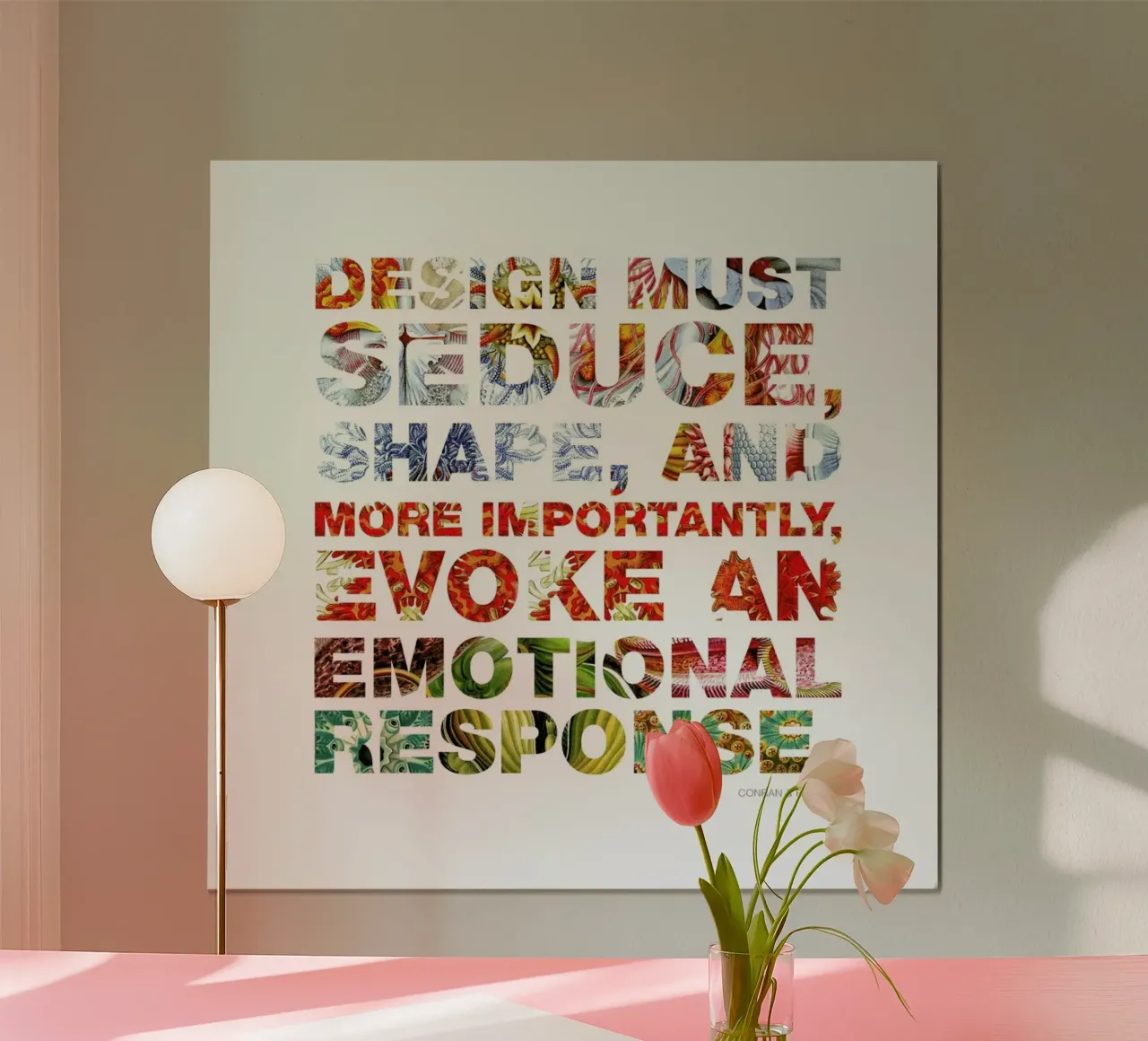 Creativesentenses 4 poster con telaio in legno da Mr Cup