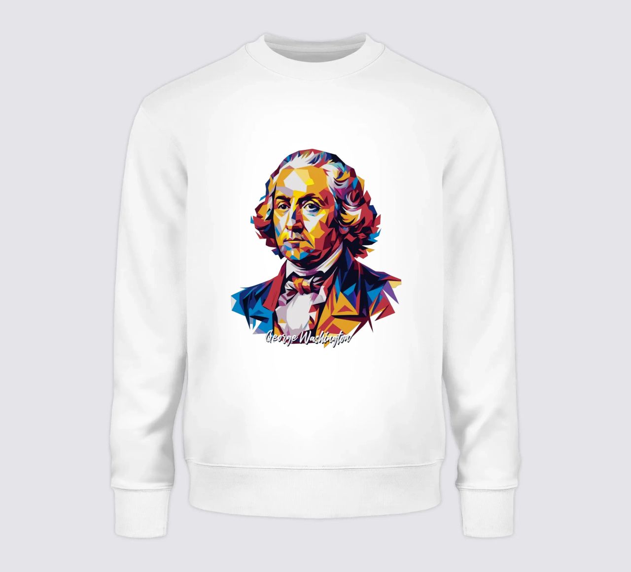 George Washington in WPAP Pop Art felpa da vectorartnesia