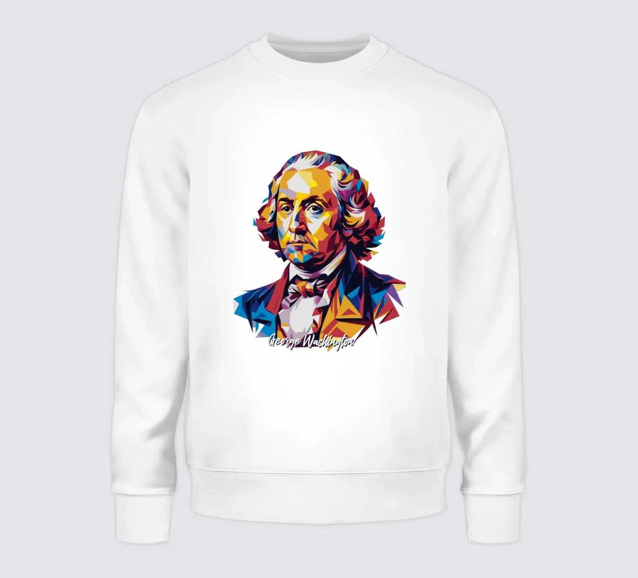 George Washington in WPAP Pop Art felpa da vectorartnesia