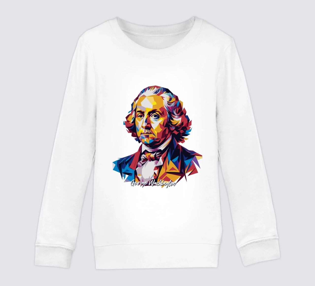George Washington in WPAP Pop Art felpa bambino da vectorartnesia