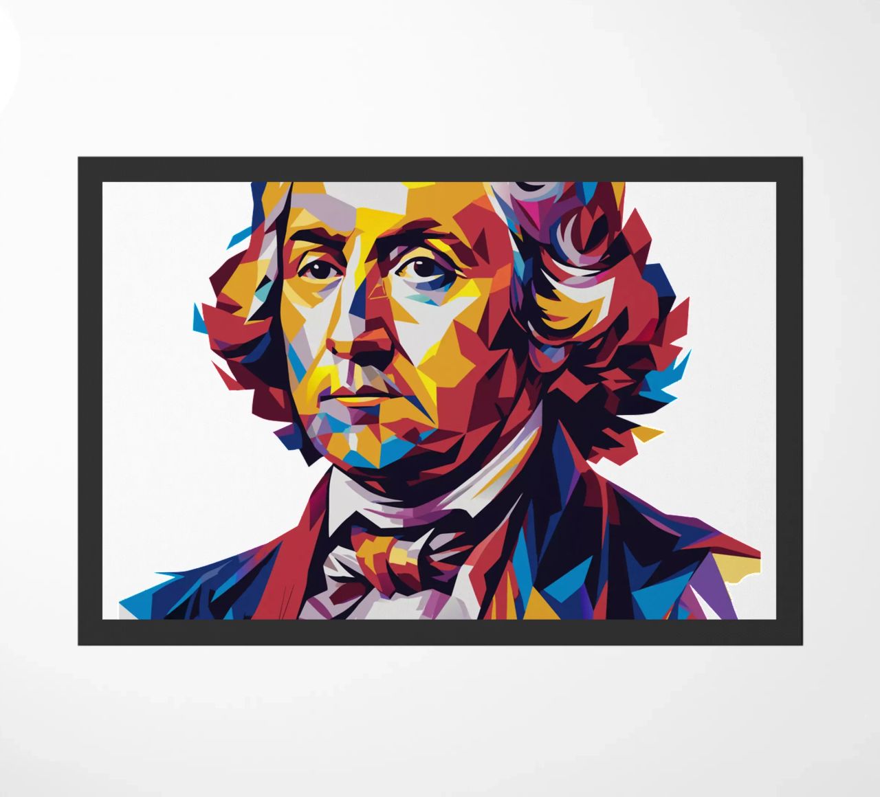 George Washington in WPAP Pop Art zerbino da vectorartnesia