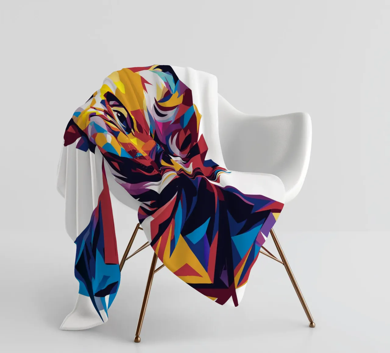 George Washington in WPAP Pop Art coperta in pile da vectorartnesia