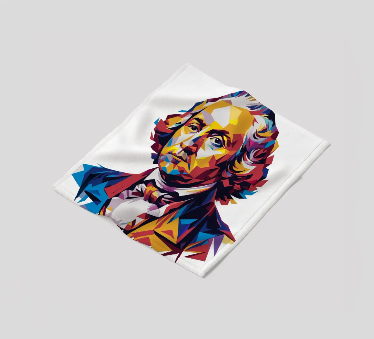 George Washington in WPAP Pop Art coperta in pile da vectorartnesia