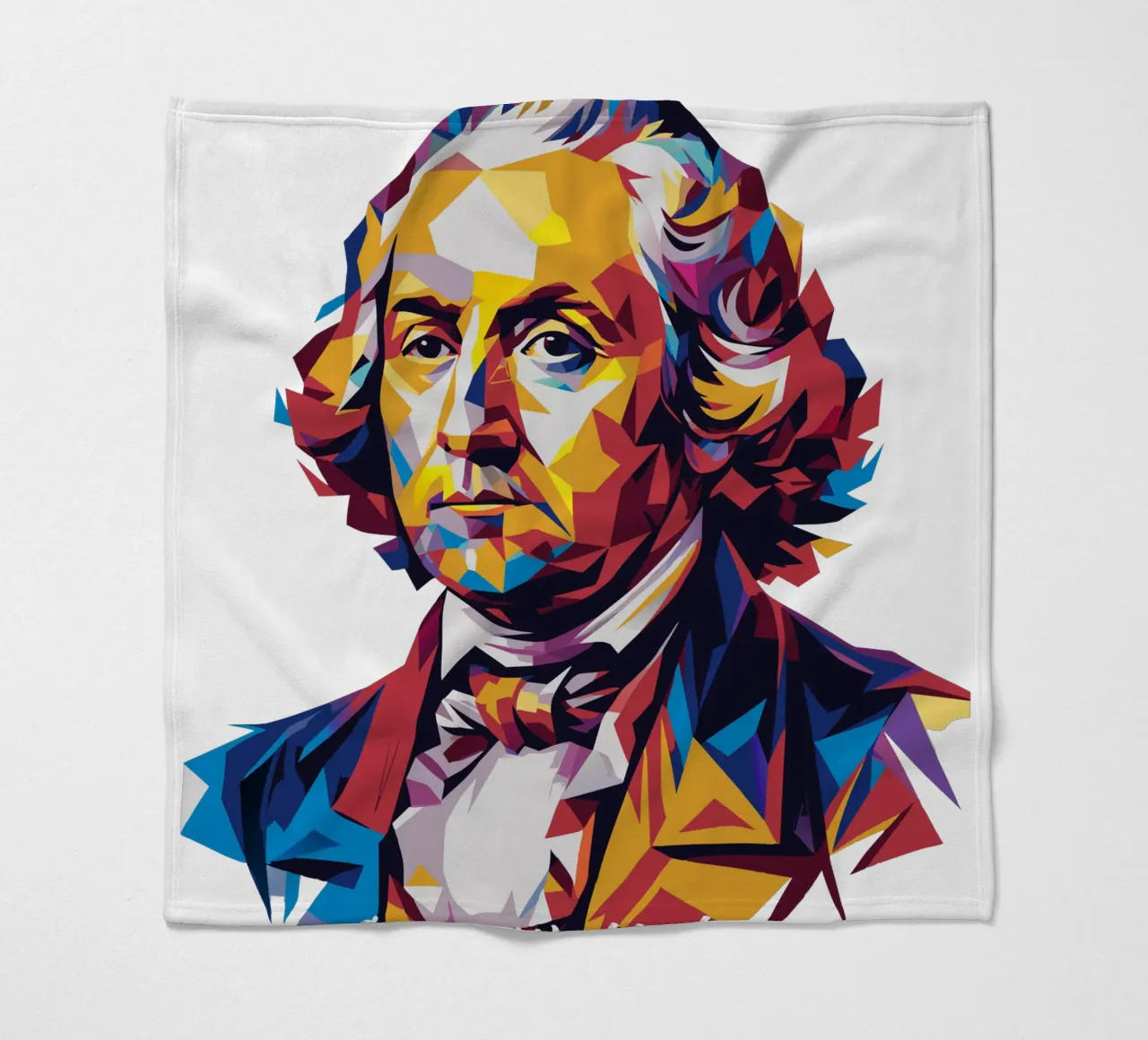 George Washington in WPAP Pop Art coperta in pile da vectorartnesia