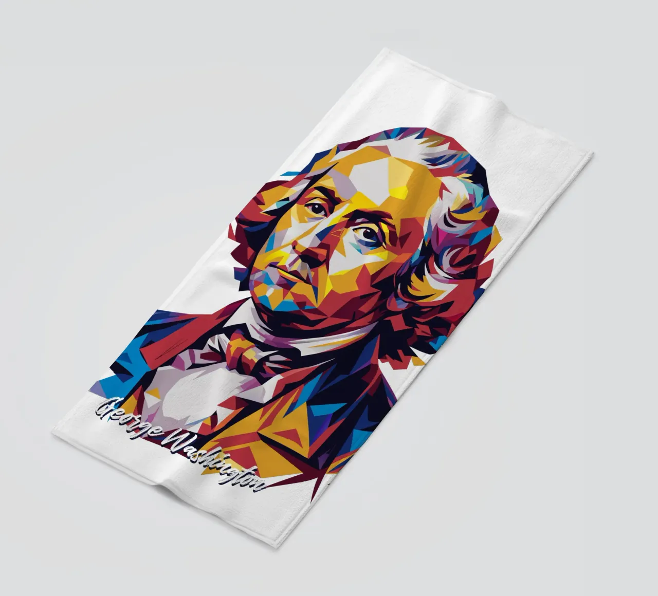 George Washington in WPAP Pop Art telo mare da vectorartnesia