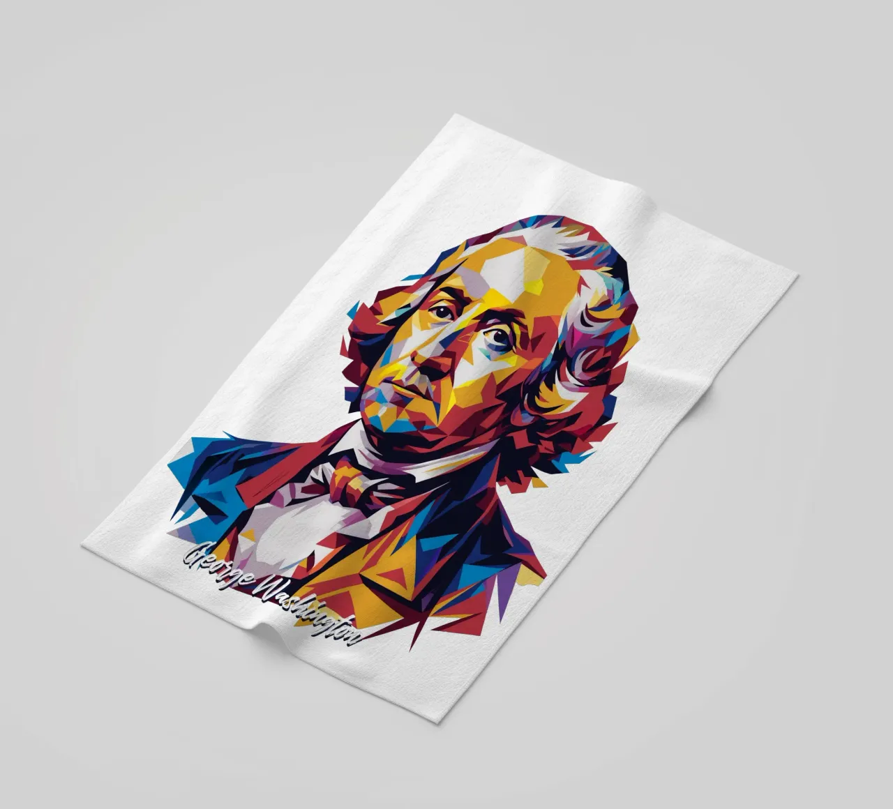 George Washington in WPAP Pop Art telo mare da vectorartnesia