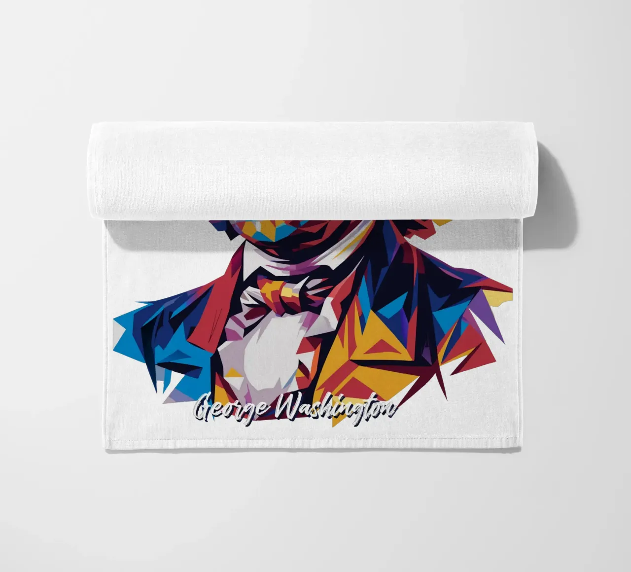 George Washington in WPAP Pop Art telo mare da vectorartnesia