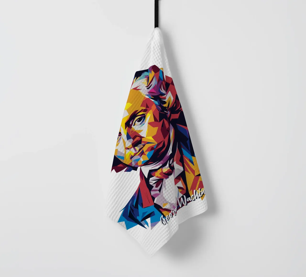 George Washington in WPAP Pop Art canovaccio da cucina da vectorartnesia