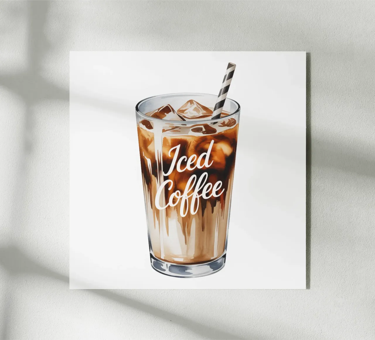 Iced coffee plexiglass da Sasyall Graphics