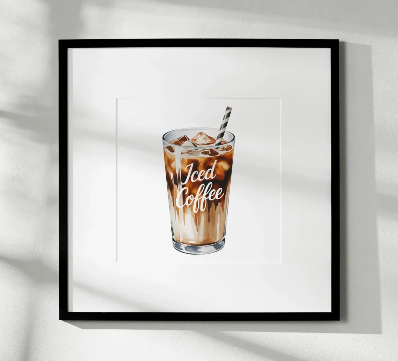 Iced coffee poster da Sasyall Graphics