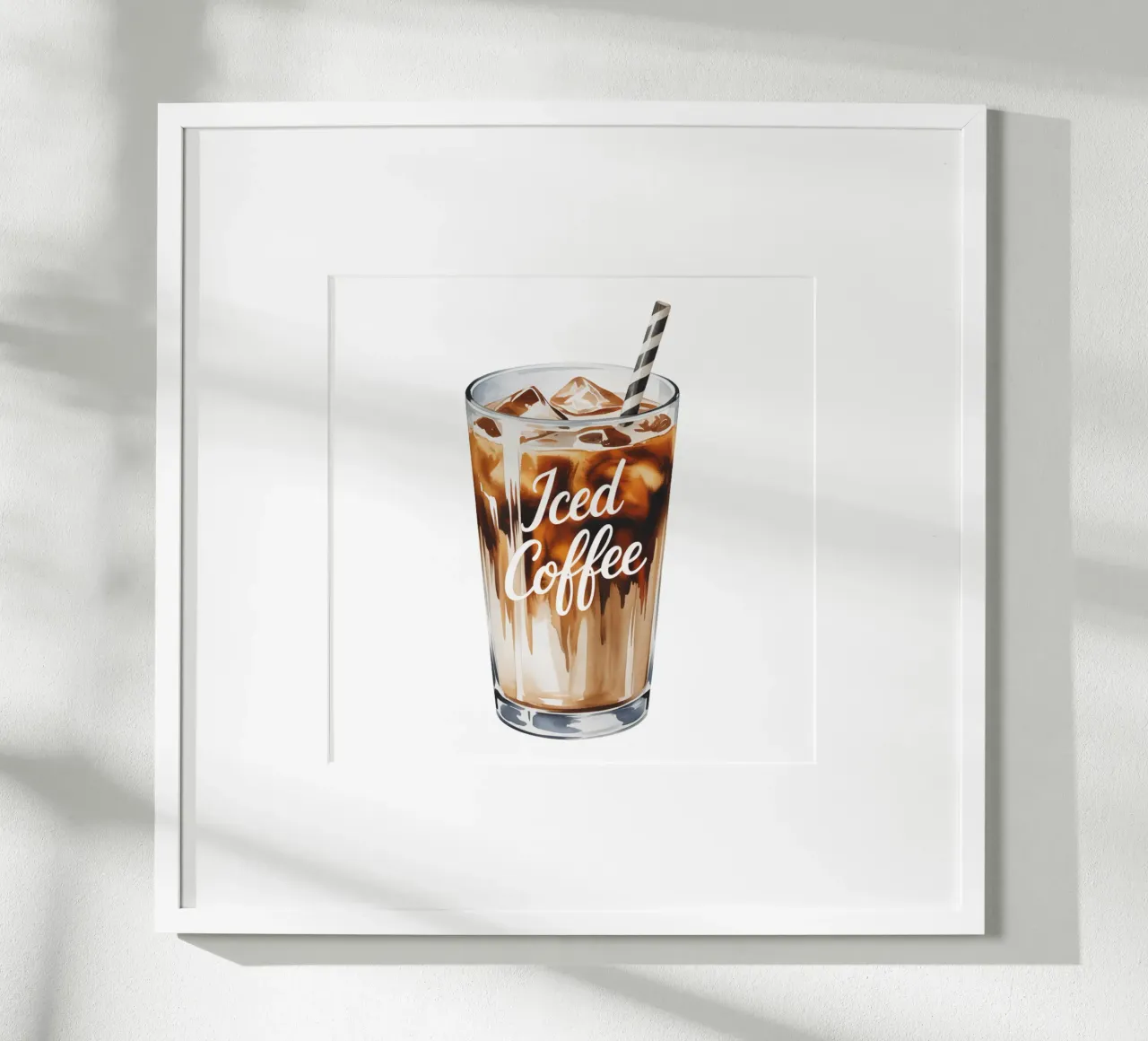 Iced coffee poster da Sasyall Graphics