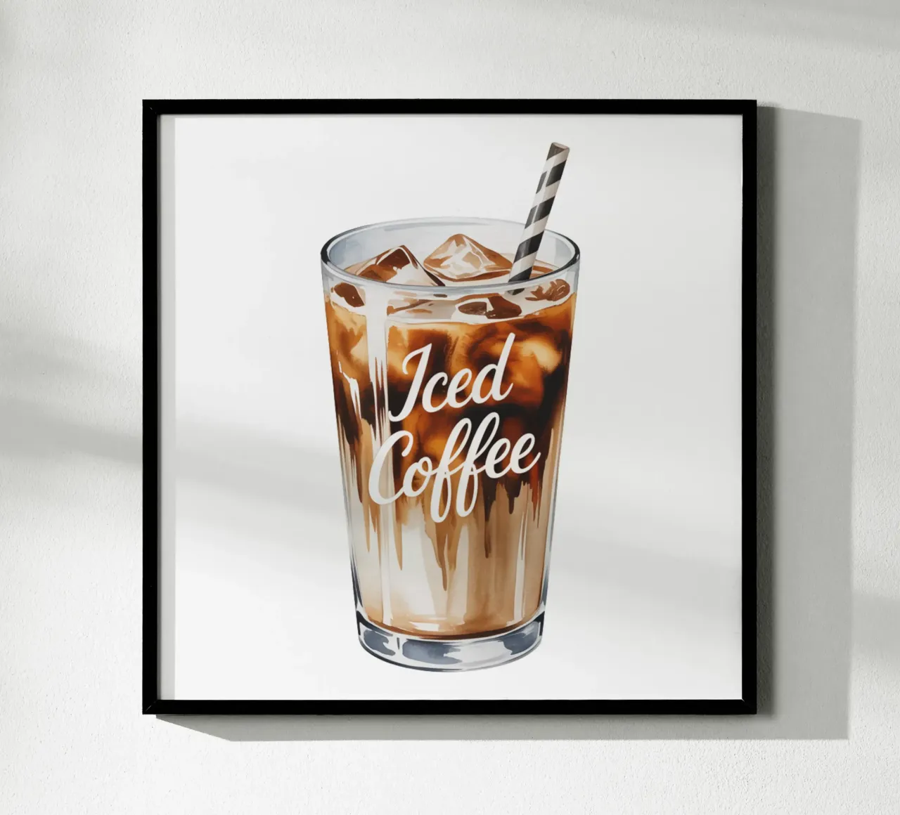 Iced coffee poster da Sasyall Graphics