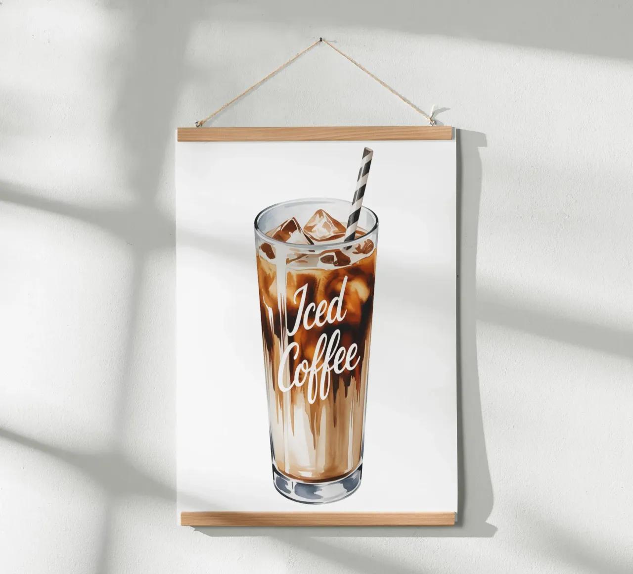 Iced coffee poster da Sasyall Graphics