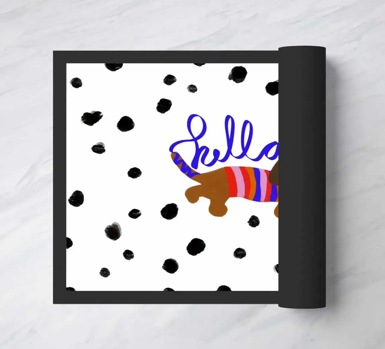 Hello Dackel zerbino da Hej Ibiza by Ute Arnold