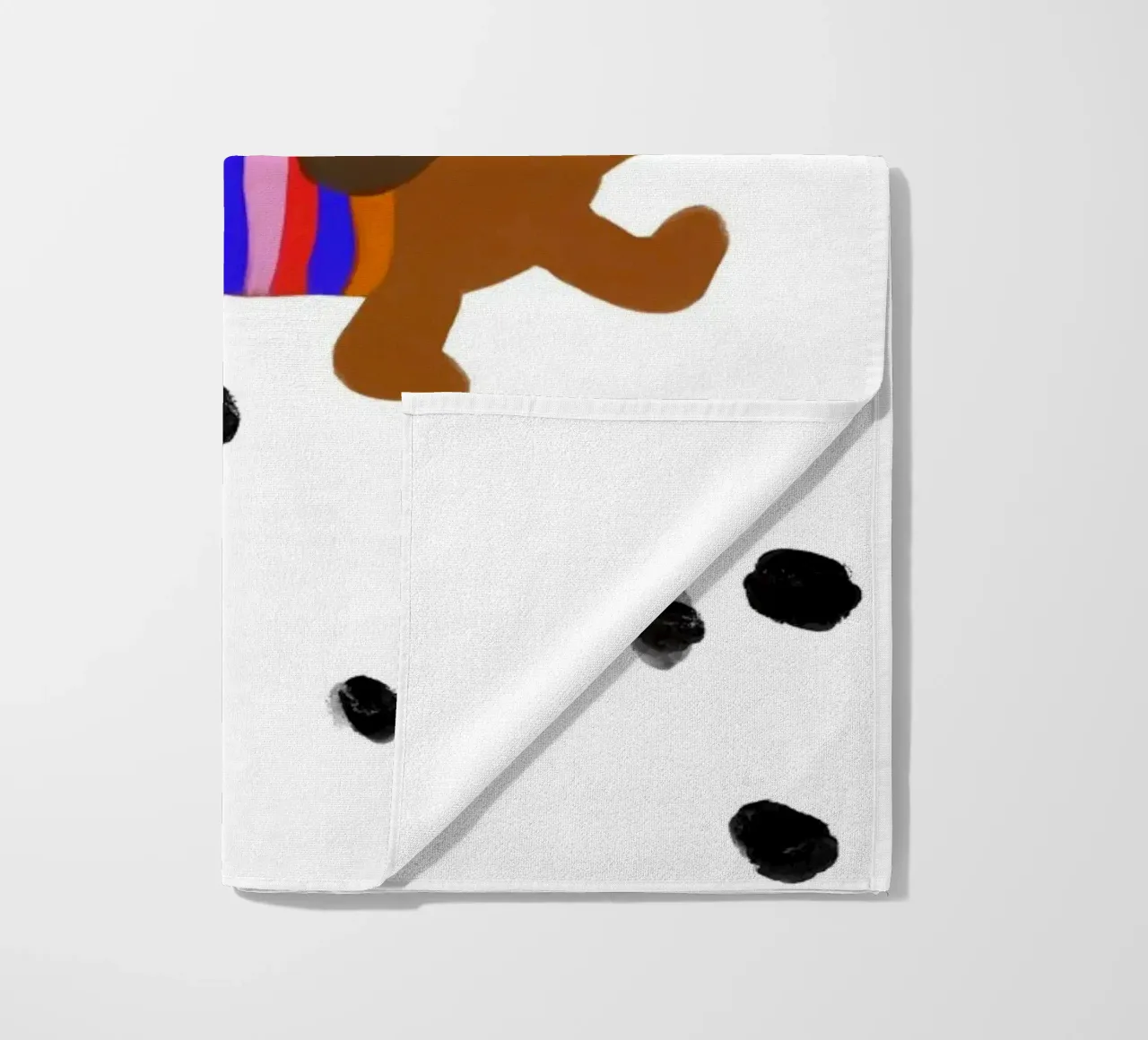 Hello Dackel telo mare da Hej Ibiza by Ute Arnold