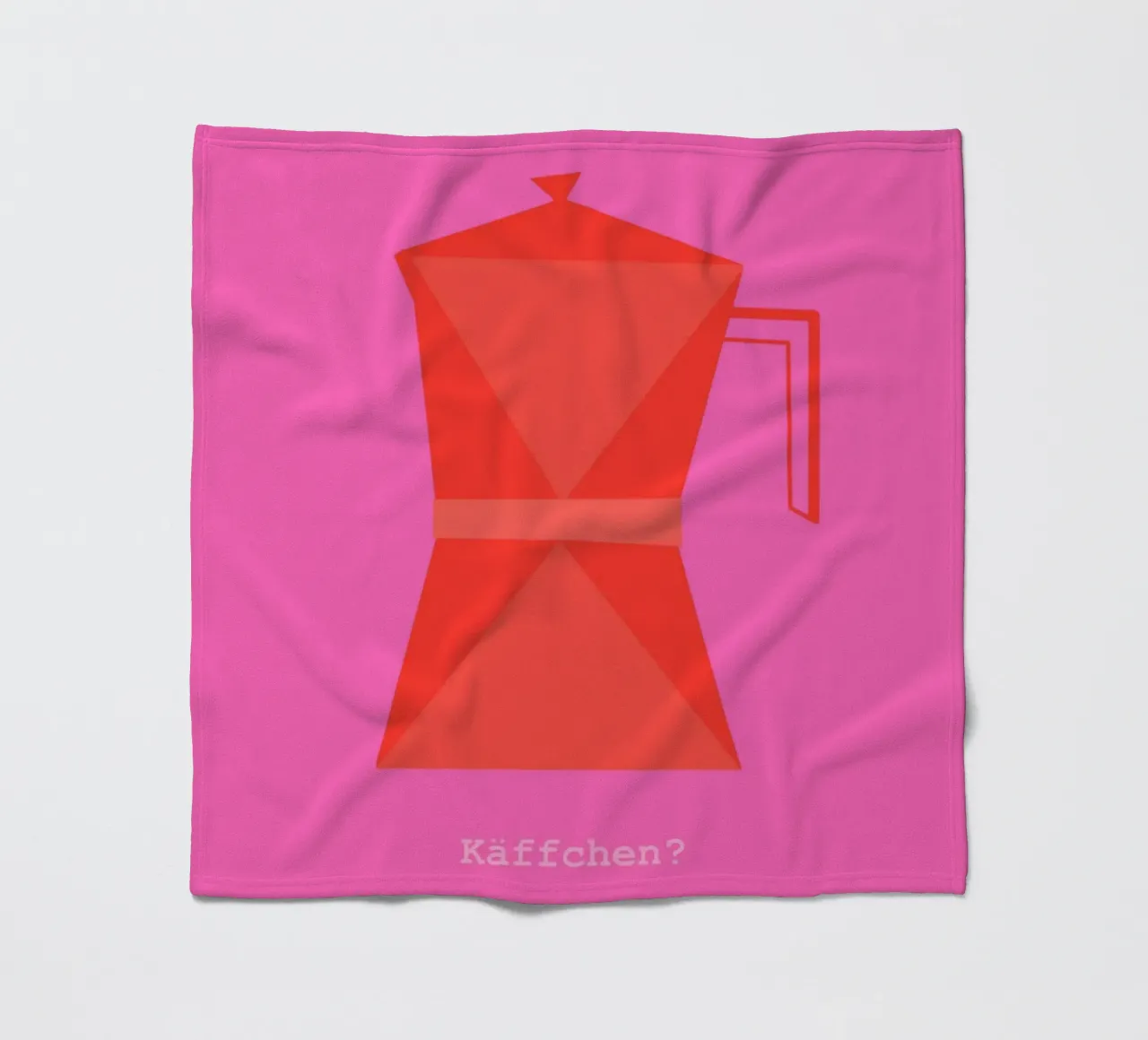 Käffchen? fleecedeken van Hetty Lu