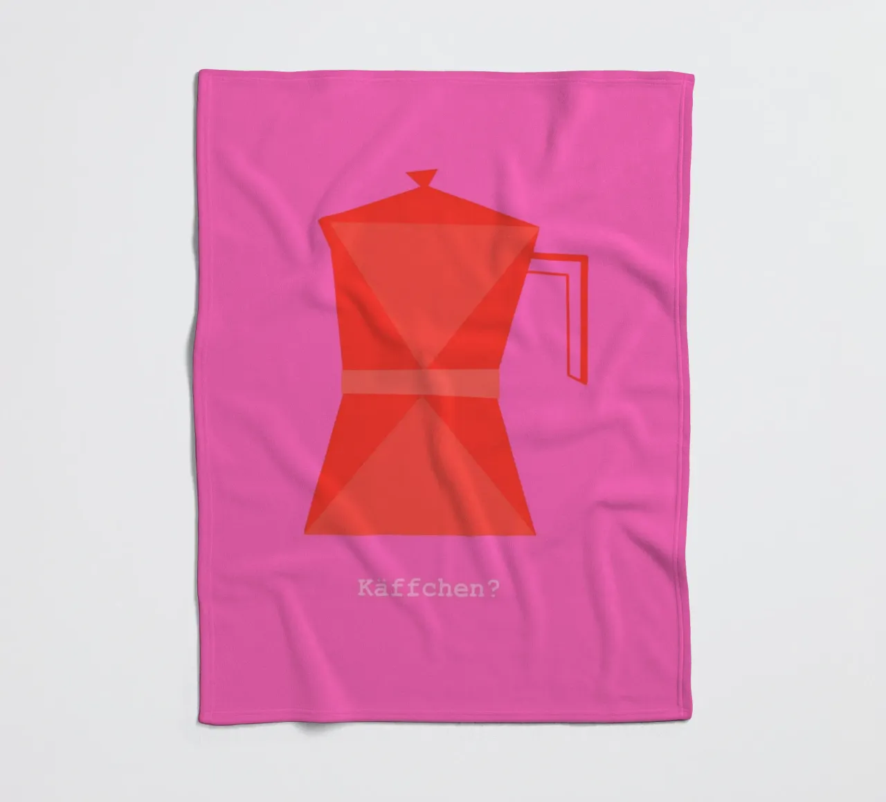 Käffchen? fleecedeken van Hetty Lu