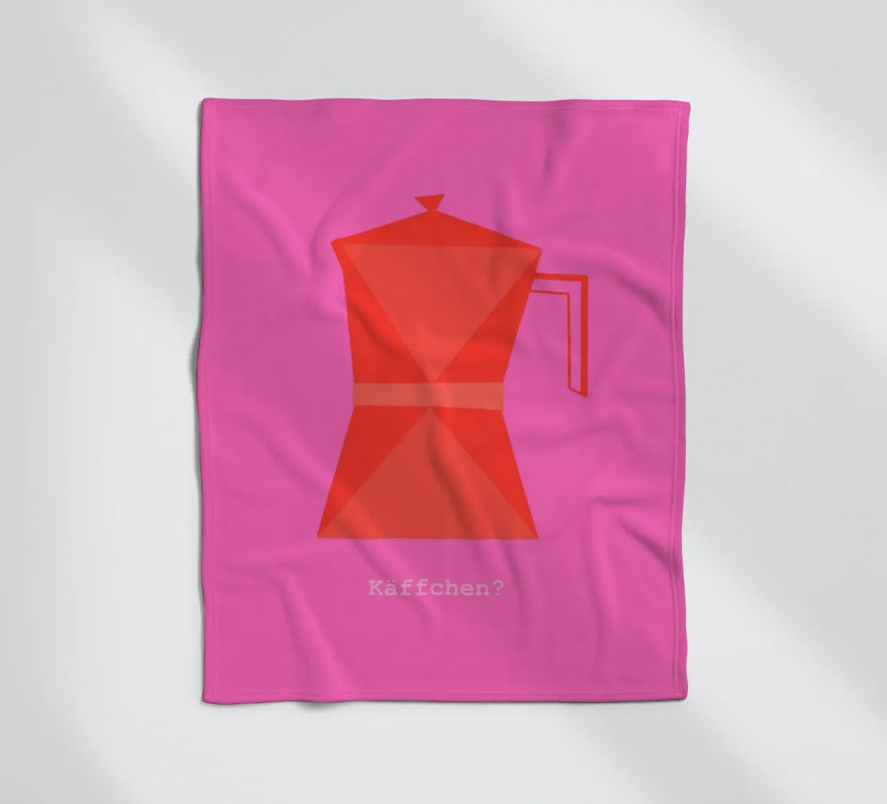 Käffchen? fleecedeken van Hetty Lu