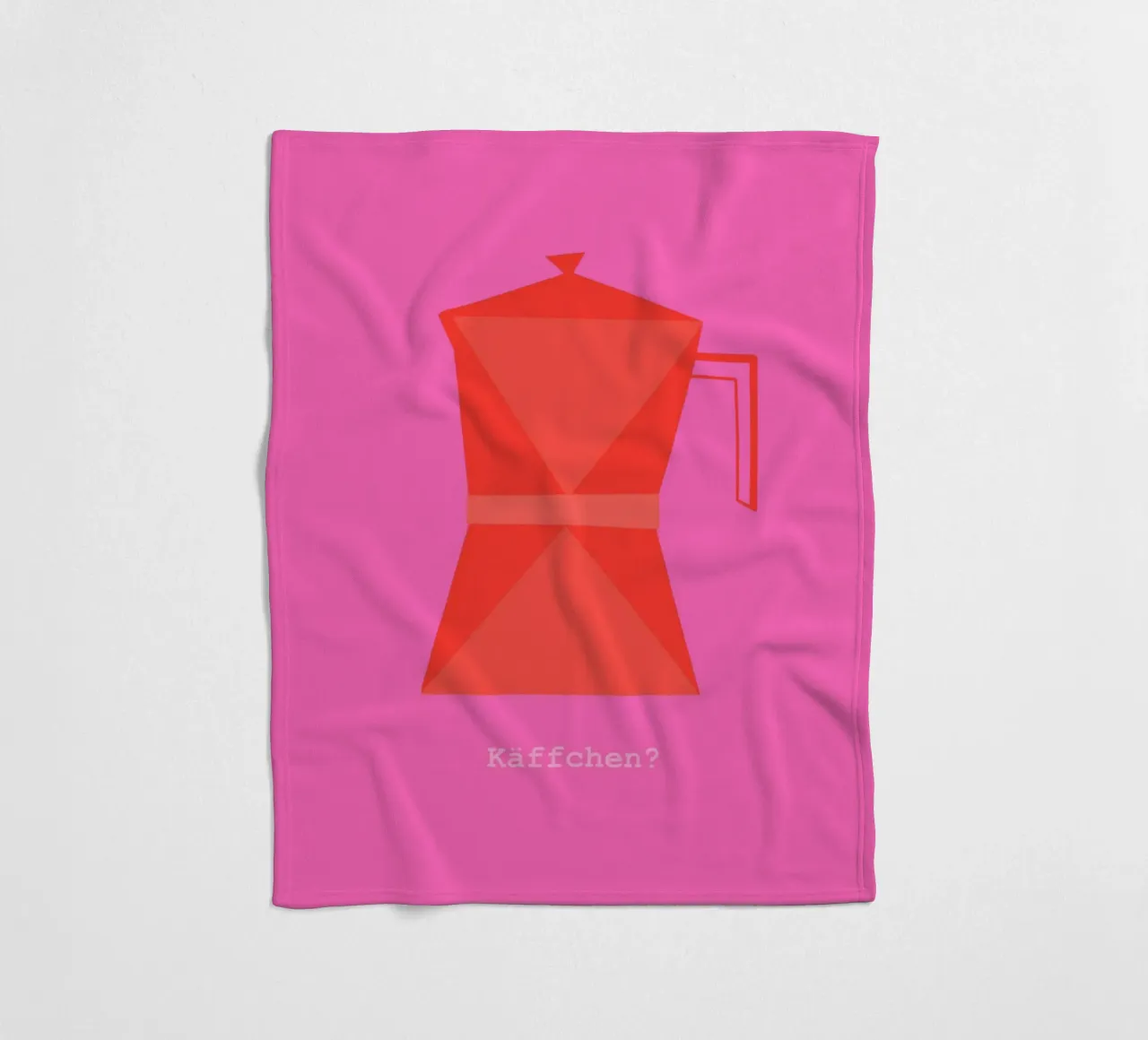 Käffchen? fleecedeken van Hetty Lu