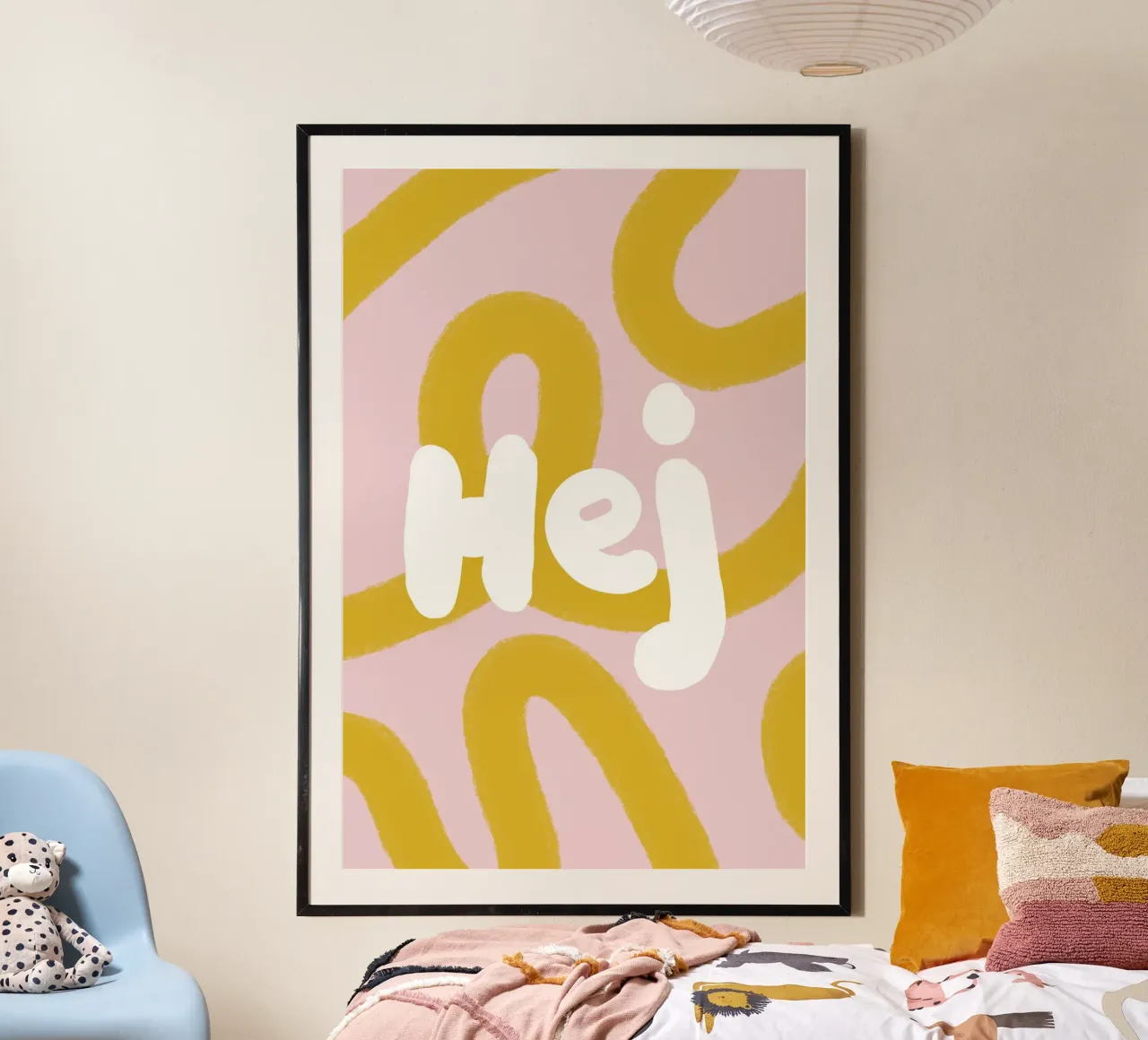 Hej poster by designlenamarie