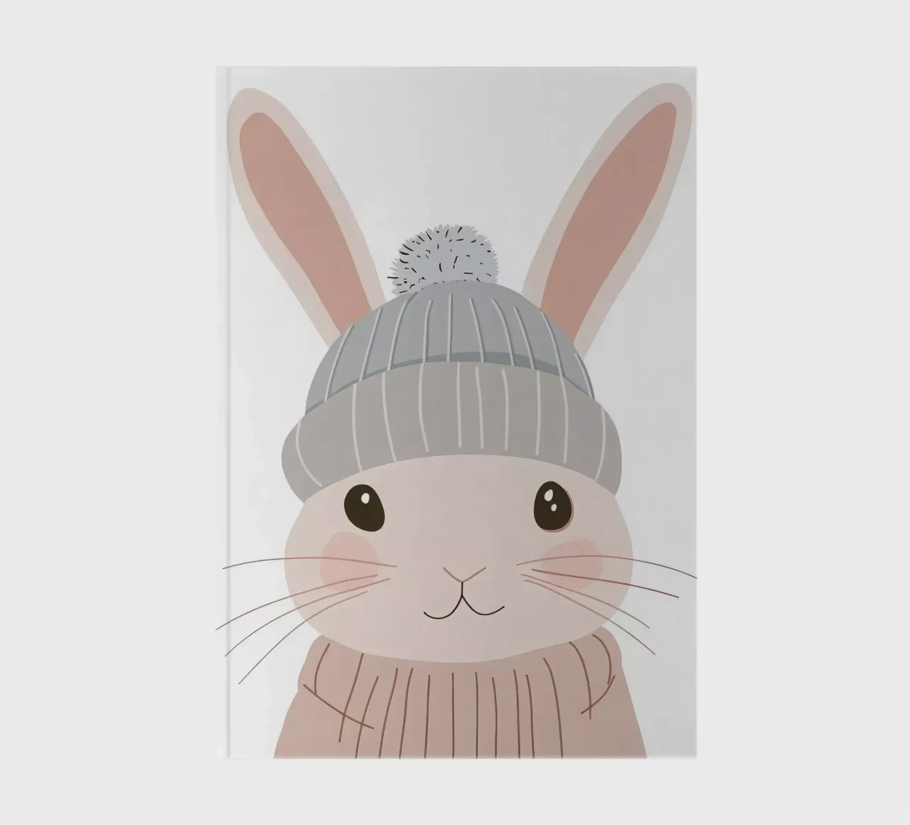 Cute Rabbit 5 notebook by So Cute Land - Affiches et posters