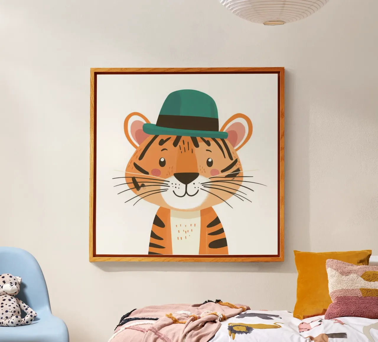 Cute Tigre plexiglass da So Cute Land - Affiches et posters